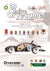 Cartel Rallye Lanzarote Orvecame